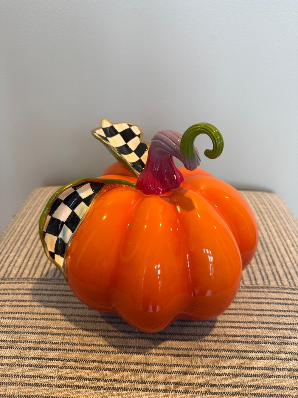 MacKenzie-Childs Fortune Teller Ombrรฉ Pumpkin